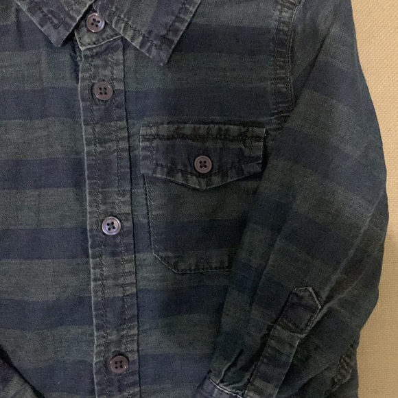 Peek denim button down shirt 12-18m - Picture 3 of 4